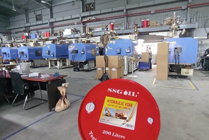 dầu thủy lực 68 cho máy ép nhựa